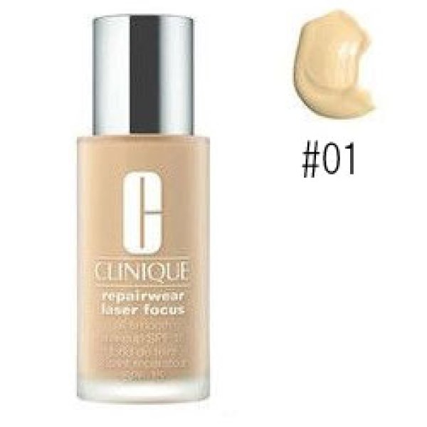 画像1: CLINIQUE クリニーク リペアウェア レーザー フォーカス オール スムース メークアップ 15 #01 (1)