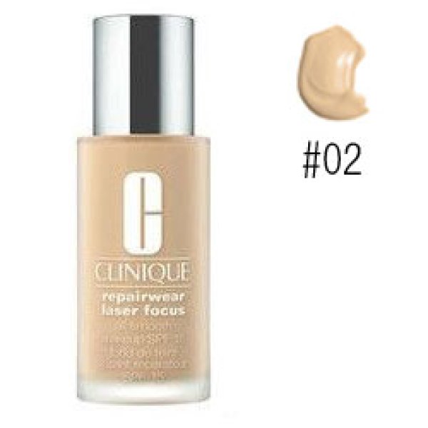 画像1: CLINIQUE クリニーク リペアウェア レーザー フォーカス オール スムース メークアップ 15 #02 (1)