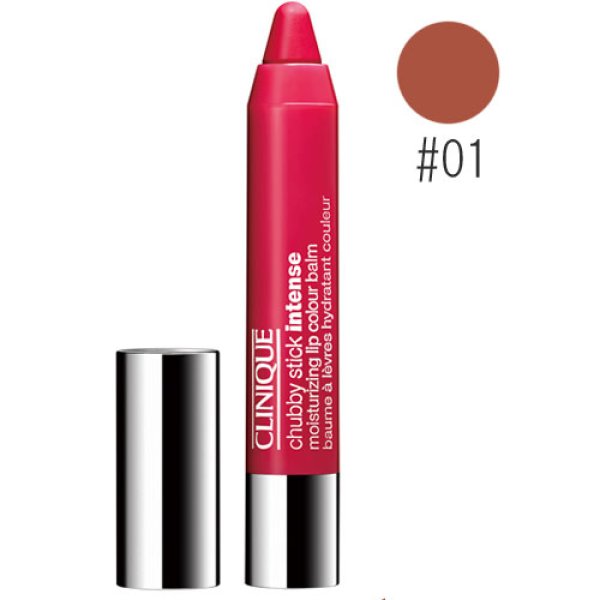 画像1: CLINIQUE クリニーク チャビー スティック インテンス モイスチャライジング リップ カラー バーム #01 カーヴィエスト キャラメル 3g (1)