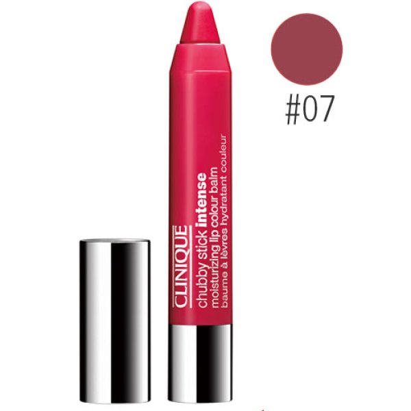 画像1: CLINIQUE クリニーク チャビー スティック インテンス モイスチャライジング リップ カラー バーム #07 ブローデスト ベリー 3g (1)