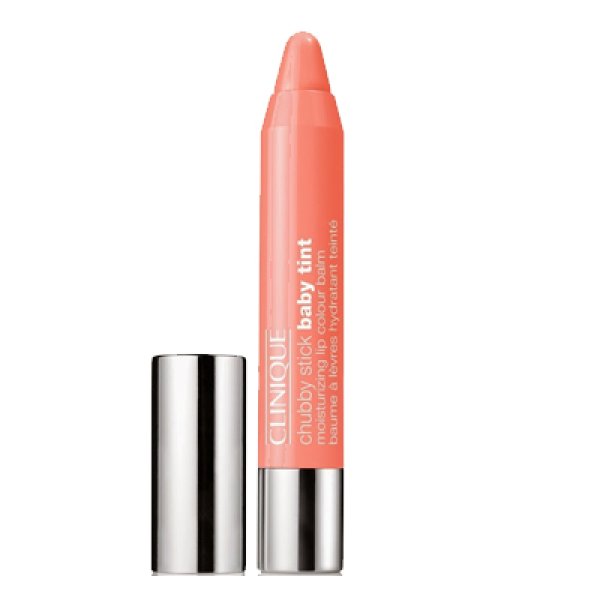画像1: CLINIQUE クリニーク チャビー スティック ティント モイスチャライジング リップ カラー バーム #01 poppin' poppy 2.4g (1)
