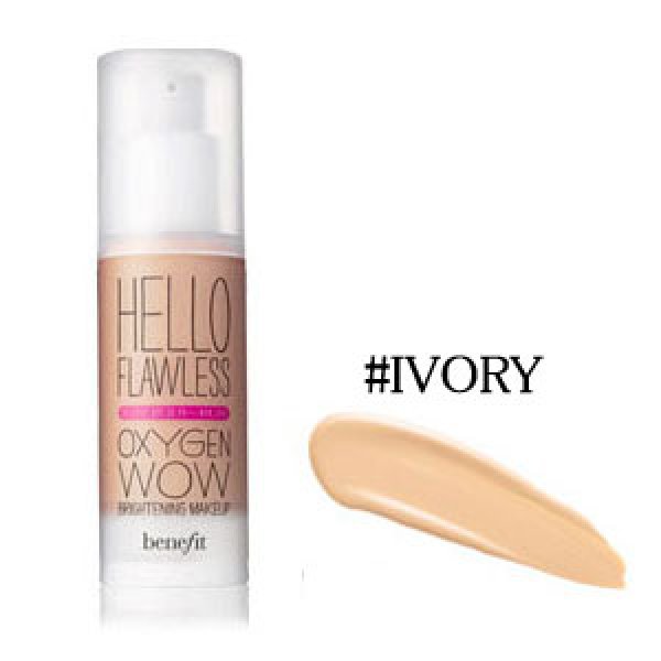 画像1: benefit ベネフィット ハロー フローレス オキシジェン ワウ #IVORY I'm pure 4 sure SPF 25 PA+++ 30.0ml (1)