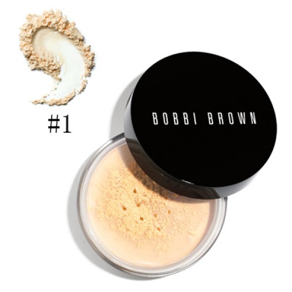 画像1: BOBBI BROWN ボビイ ブラウン シアー フィニッシュ ルース パウダー #1 Pale Yellow 6g (1)