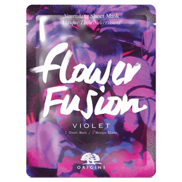 画像1: ORIGINS オリジンズ フラワー フュージョン シート マスク バイオレット 1枚 (1)
