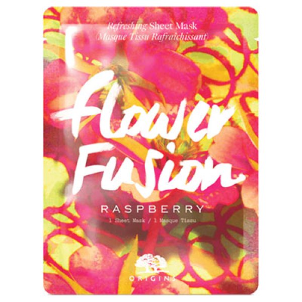 画像1: ORIGINS オリジンズ フラワー フュージョン シート マスク ラズベリー 1枚 (1)