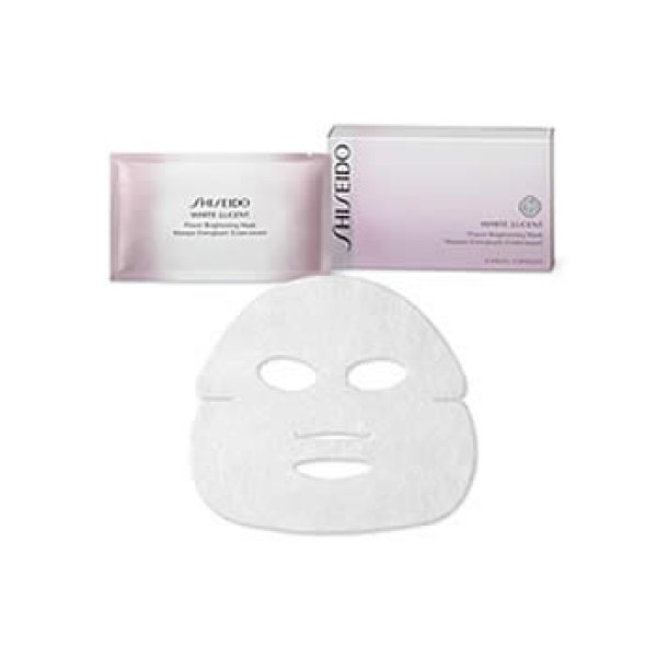 画像1: SHISEIDO 資生堂 シセイドウ ホワイト ルーセント パワー ブライトニング マスク 27ml x 6枚 (1)