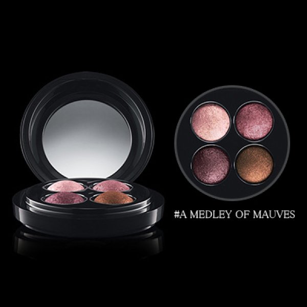 画像1: MAC マック ミネラライズ アイ シャドウ X 4 #A MEDLEY OF MAUVES 0.5g x 4 (1)
