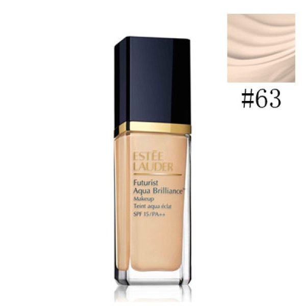 画像1: ESTEE LAUDER エスティ ローダー フューチャリスト アクア ブリリアンス メークアップ #63 COOL VANILLA SPF15/PA++ 30ml (1)