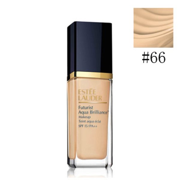 画像1: ESTEE LAUDER エスティ ローダー フューチャリスト アクア ブリリアンス メークアップ #66 WARM CREME SPF15/PA++ 30ml (1)