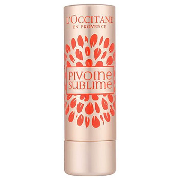 画像1: L'OCCITANE ロクシタン イノセント ピオニー リップ バーム #red orange SPF25 4g (1)