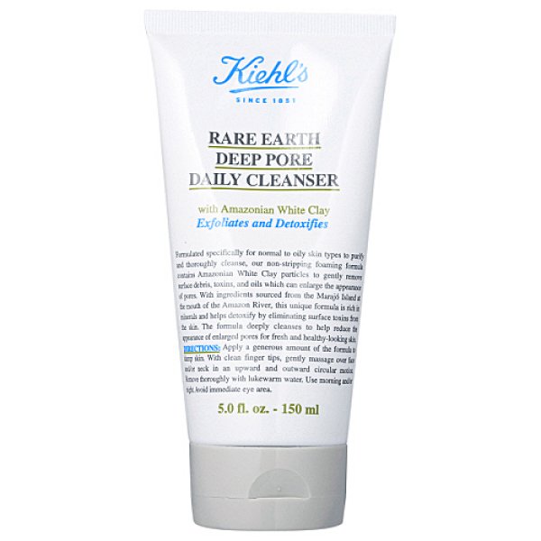 画像1: Kiehl's キールズ レア アース ディープ ポア デイリー クレンザー 150ml (1)