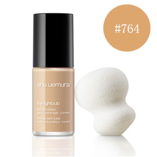 画像1: shu uemura シュウ ウエムラ ザ ・ ライトバルブ フルイド ファンデーション #764 medium light beige 27ml (1)