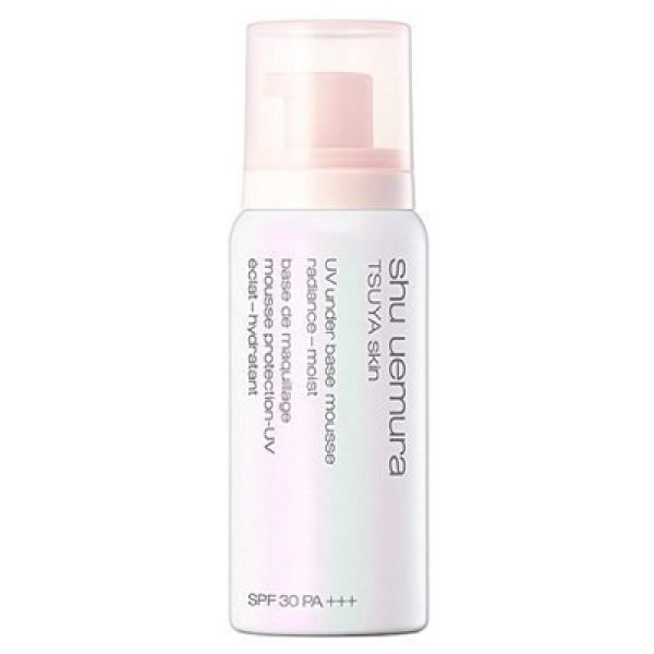 画像1: shu uemura シュウ ウエムラ UV アンダー ベース TSUYA ムース モイスト #peach SPF30・PA+++ 50g (1)