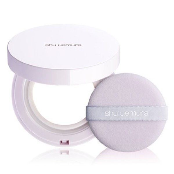 画像1: shu uemura シュウ ウエムラ ブランクロマ ブライトニング UV クッション ファンデーション ケース (パフ付き) (1)