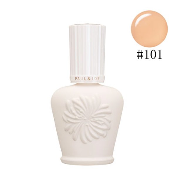 画像1: PAUL & JOE ポール & ジョー シルキー スムース ファンデーション UV #101 SPF25 PA++ 30ml (1)