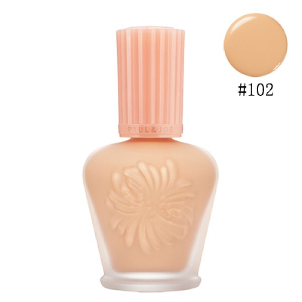 画像1: PAUL & JOE ポール & ジョー モイスチュアライジング フルイド ファンデーション #102 SPF25 PA++ 30ml (1)