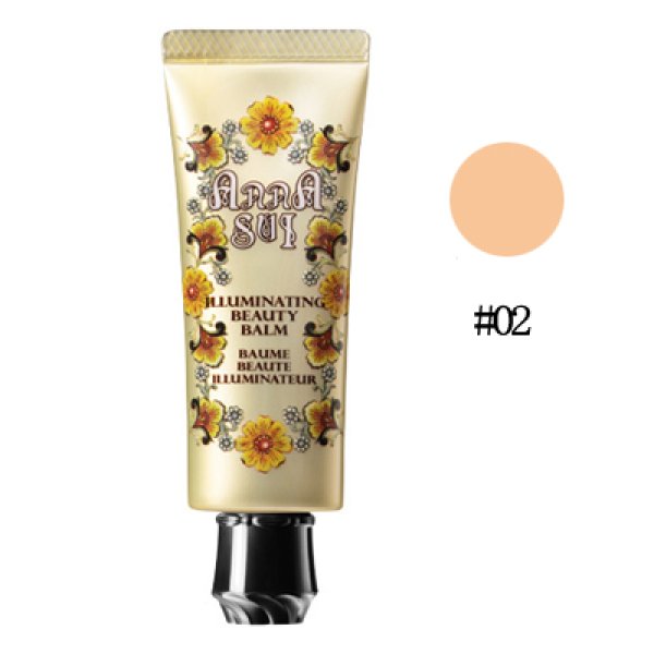 画像1: ANNA SUI アナ スイ イルミネイティング ビューティ バーム #02 ベージュ SPF40 PA+++ 25g (1)