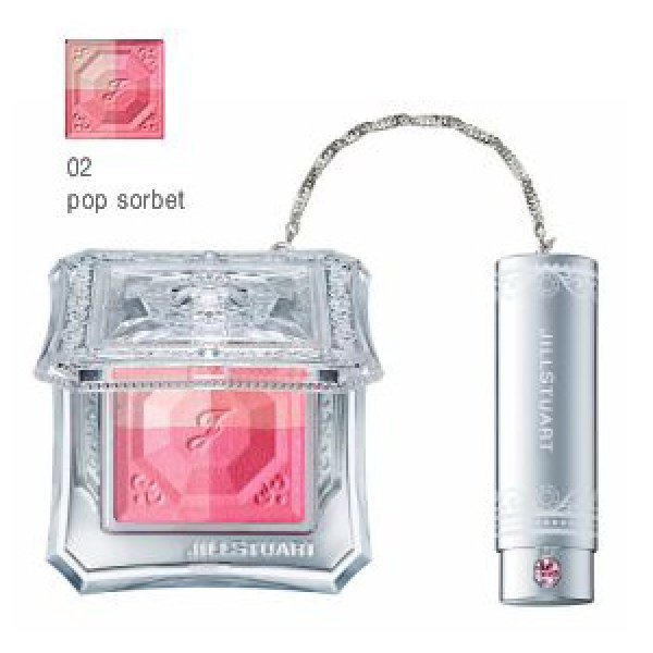 画像1: JILL STUART ジル スチュアート レイヤー ブラッシュ コンパクト #02 pop sorbet 4.2g (1)