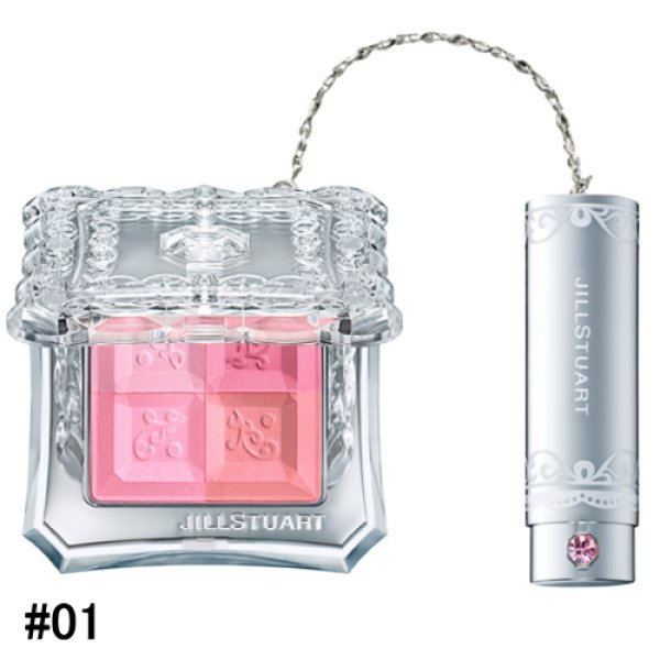 画像1: JILL STUART ジル スチュアート ミックス ブラッシュ コンパクト N #01 baby blush 8g (1)
