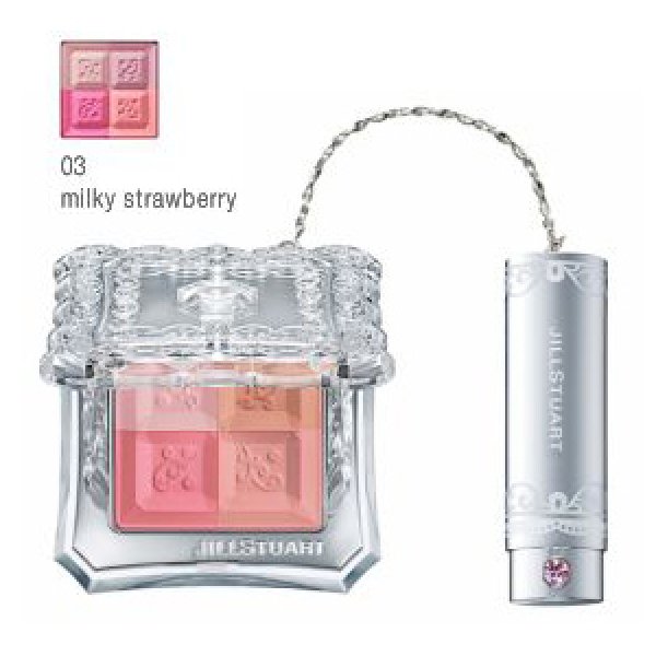 画像1: JILL STUART ジル スチュアート ミックス ブラッシュ コンパクト N #03 milky strawberry 8g (1)