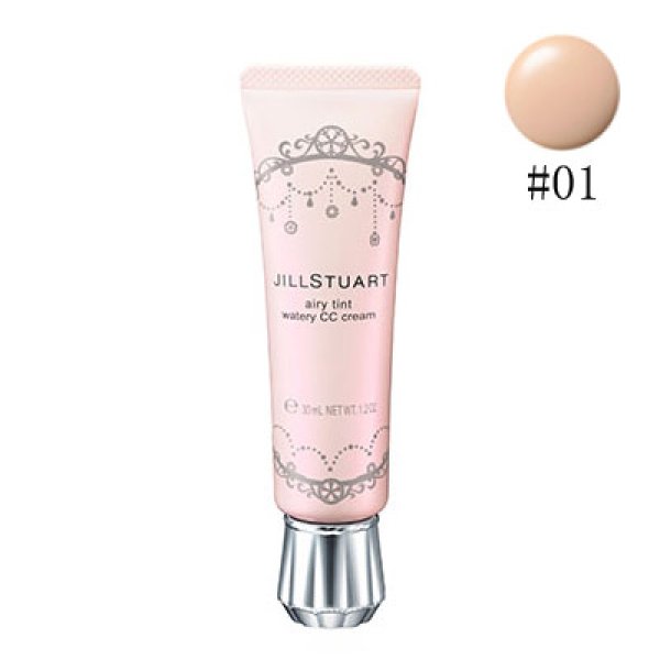 画像1: JILL STUART ジル スチュアート エアリー ティント ウォータリー CC クリーム #01 light floral beige SPF30/PA+++ 34g (1)
