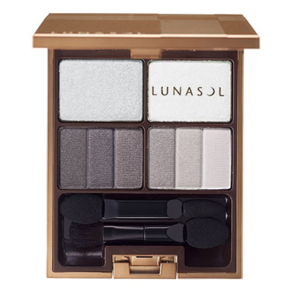 画像1: LUNASOL ルナソル フェザリー スモーキー アイズ #04 Smoky Violet 7.1g (1)