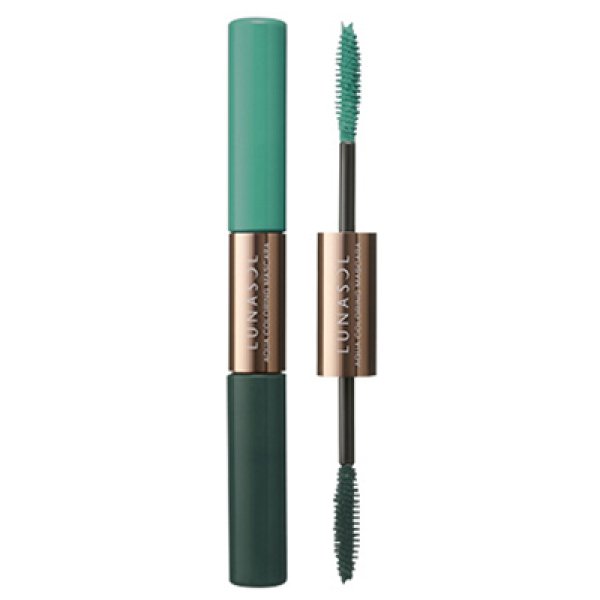 画像1: LUNASOL ルナソル アクア カラーリング マスカラ #EX03 Forest Green 8g (1)