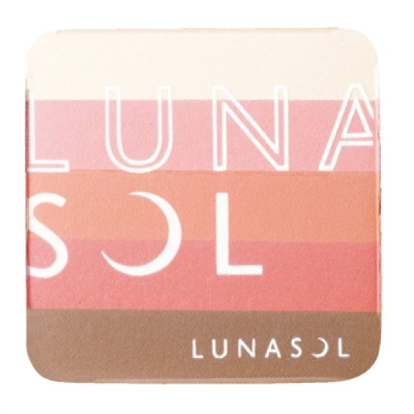 画像1: LUNASOL ルナソル モデリング サニー フェース & ブラッシュ #EX01 Sunny Coral 9.6g (1)