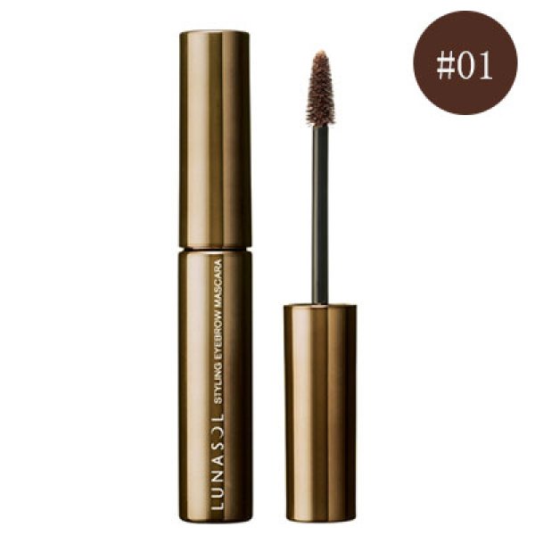 画像1: LUNASOL ルナソル スタイリング アイブロウ マスカラ #01 Charcoal Brown 5.5g (1)