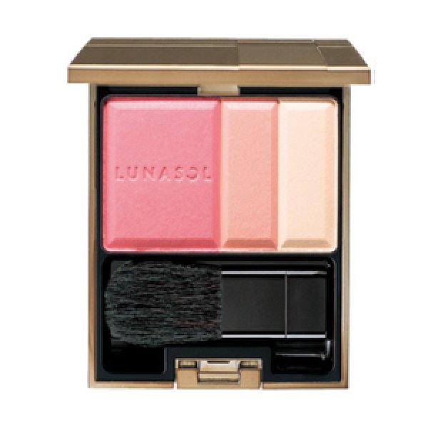 画像1: LUNASOL ルナソル カラー リング チークス N #01 Light Pink レフィル 10g (1)