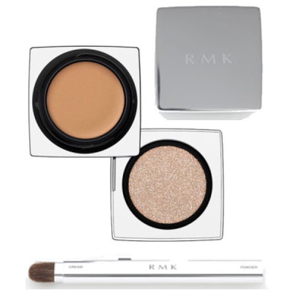 画像1: RMK アールエムケー インジーニアス クリーム & パウダー アイズ #02 Beige Gold 3.0g (1)
