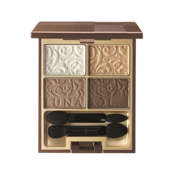 画像1: LUNASOL ルナソル グレイス コントラスティング アイズ #01 Antique Gold 4g (1)