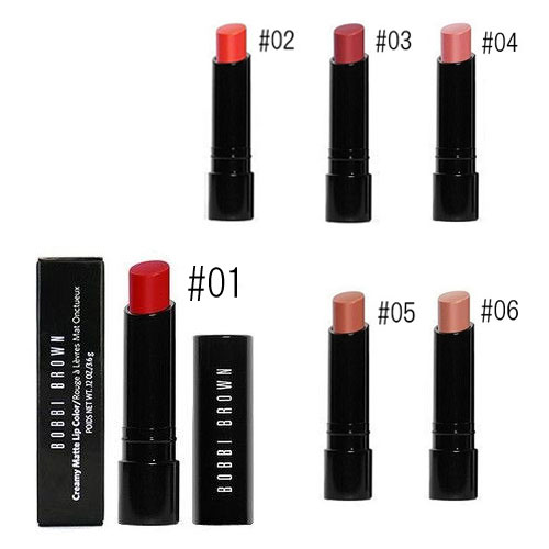 画像1: BOBBI BROWN ボビイ ブラウン クリーミー マット リップ カラー #01 #02 #03 #04 #05 #06 3.6g